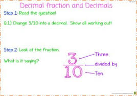 Converting Decimal Fractions Into Decimals Step By Step Powerpoint 4 Nf 6 Converting Decimals Fractions Decimals