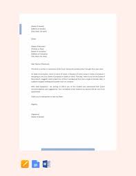 61 Formal Letter Format Template Free Premium Templates