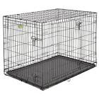 iCrate Double Door Folding Dog Crate 42