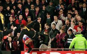 Manchester united* may 24, 1966 in marseille, france. Autonomegeschichte On Twitter 25 01 95 Football Legend Eric Cantona Kicked A Fascist Football Hooligan