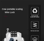 Telescopic Wire Rope Steel Cable Code Lock Suitcase Car Sled ...