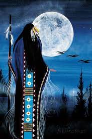 Evening Star Woman Print Betty Albert Allposters Com Native American Paintings Native American Artwork American Indian Art