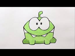 Wie Zeichnet Man Om Nom Cut The Rope Zeichen Tutorial Youtube
