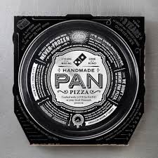 Houseofpackaging Domino S Pizza Black Box Dramatic Cool From C P B Pizza Box Design Handmade Pizza Creative Packaging Design