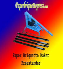 Portable compressed log maker / kobalt portable co. Paper Briquette Press Papierbrikettpresse Profile Pinterest