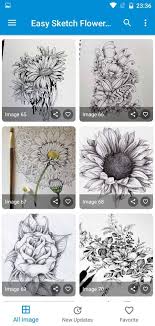 Erasers are also your friend here, since. Easy Sketch Flower Drawing Ideas For Android Apk Download