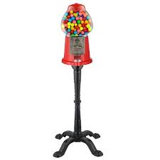 Great Northern 15 In Vintage Red Gumball Machine Bank With Stand Hwd630287 The Home Depot