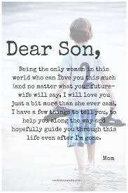  Dear Son The Vanilla Housewife Son Quotes I Love My Son Mother Son Quotes