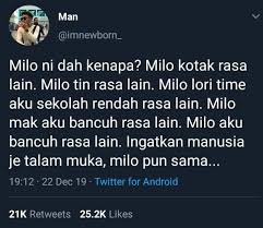 4 years ago 4 years ago. Remaja Sian Milo Pun Kena Talam Dua Muka Facebook