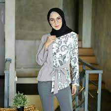 Model baju batik kombinasi terbaru. Model Baju Batik Kombinasi Model Pakaian Model Pakaian Guru Model Baju Wanita