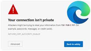 There are three things you can do to get rid of the connection is not secure message in firefox. How To Fix This Site Is Not Secure Error In Edge Support Com