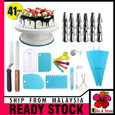 Barang semacam ini nilainya akan menurun, bahkan bisa tidak ada nilainya terutama jika barang mempromosikan jual beli barang bekas. 41pcs Peralatan Buat Kek Baking Cake Accessories Tools Wt Cake Turntable Baking Kit Set Acuan Kek Serbaguna Shopee Malaysia