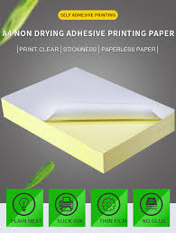 60 sheets laser 100% clear transparent printable waterproof vinyl sticker paper. China Custom A4 Transparent Sticker Paper Label China Black Label Return Address Labels