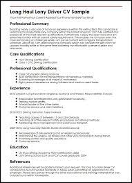 Jun 09, 2021 · barson, a commercial truck driver, wept after the dec. Long Haul Lorry Driver Cv Example Myperfectcv