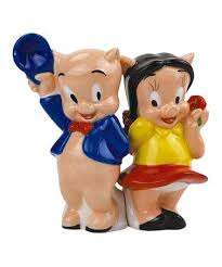 Porky Pig Petunia Salt Pepper Shakers Stuffed Peppers Salt Pepper Shakers Pepper Shaker