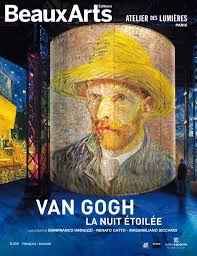 In 1887, van gogh painted the main street intersecting his home at rue lepic— boulevard clichy. Van Gogh La Nuit Etoilee Fr Ang A L Atelier Des Lumieres Amazon De Jahan Capucine Collectif Davidson Lisa Bucher
