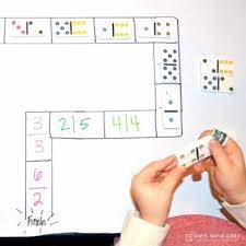 Their minds are open and ready to be challenged. Domino Track A Preschool Counting Activity Days With Grey