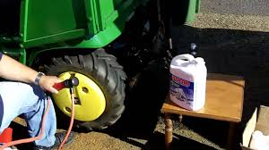 Tractor Easy Way To Load Tires With Liquid Ballast