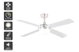 The ceiling fans with lights add illumination and another dimension to how appealing your space looks. Kogan 52 1300mm Dc Motor Ceiling Fan With Light Remote Silver Kogan Com