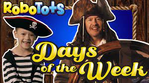 Days Of The Week Song Robotots Kids Songs Original Song Learn English Kids Songs Songs For Toddlers Music For Kids