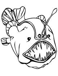 Free download 37 best quality deep sea creatures coloring pages at getdrawings. Deep Sea Creatures Coloring Pages Monster Coloring Pages Fish Coloring Page Coloring Pages