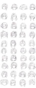 49 Ideas Hair Drawing Reference Bangs Manga Hair Drawing Hair Tutorial Anime Hair