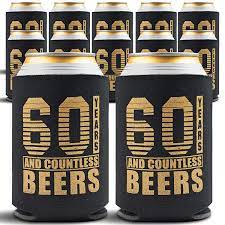 Perfect 60th birthday present for a person was. Buy 60th Birthday Decorations For Men 12 Pack Party Can Coolers 60th Birthday Gifts For Women 60th Birthday Gift Ideas Beer Sleeve 12 Insulated Sleeves 60th Birthday Gifts For Men