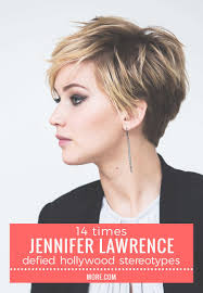 How to style short, fine hair. 13 Times Jennifer Lawrence Defied Hollywood Stereotypes And It Was Awesome More Jennifer Lawrence Short Hair Short Hair Styles Short Hair Styles Pixie