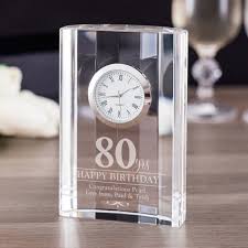 Pick a right 18th birthday gift for her from the list of some amazing 18th birthday gift birthdays are always special, an opportunity for friends and family to come together and. Engraved 80th Birthday Mantel Clock The Gift Experience