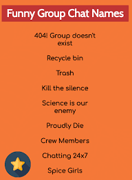 3k Funny Chat Group Names For Family Friends Girls Boys
