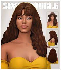 Sims 4 hairs for females or males, alpha hair, maxis match cc, pack, recolors and retextures from tumblr and websites. Best Curly Hair Ccs Women Can Rock In The Sims 4 All Free Fandomspot