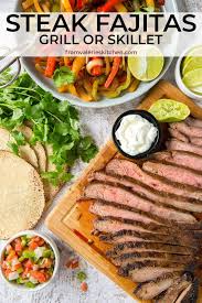 This Classic Steak Fajitas Recipe Is Easy To Prepare And A Great Choice For The Grill Or Stovetop A Homemade In 2020 Fajita Recipe Steak Fajitas Fajita Seasoning Mix