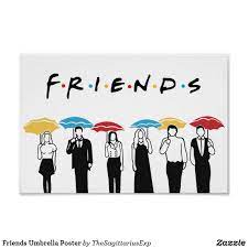 Download Friends Umbrella Poster Zazzle Com Friends Umbrella Poster Feather Svg