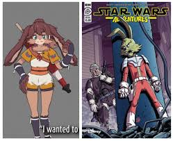 Seven japanese animation studios bring their unique perspectives to the star wars universe. Star Wars Visions Bunny Girl Potentially A Lepi Like Jaxxon The Wiki Says That Lepi Generally Only Have Green Or Blue Fur But It Would Be Nice To For Them To Be