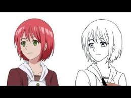how to draw shirayuki snow white anime كيفية رسم الأنمى رسم شيرايوكى إنمي بياض الثلج youtube anime drawings art