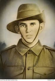 Studio portrait of 1971 Private (Pte) Thomas Alfred Richardson, 54th  Battalion of Dubbo, NSW. A ...