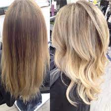 A Lovely Full Head Of Light Blonde Highlights On Our Client By Newtalentstylist Michalbeattie Ottawa Cabelo Longo Madeixas Loiras Luzes Cabelo