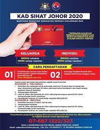 Di bawah kad ini mereka yang layak akan mendapat kad peduli sihat yang mempunyai nilai rm 500 ataupun rm 200 setahun dengan percuma. Permohonan Kad Sihat Johor Angkatan Muda Keadilan Johor Facebook