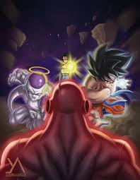 Android 17 is a character from dragon ball z. Artstation Dragon Ball Super Tournament Finale Goku Frieza And Android 17 Vs Jiren The Grey Yash Shetye