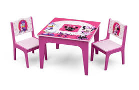 Disney Minnie Mouse Deluxe Storage Table And Chair Set Pink White Kids Table Chair Set Kids Table And Chairs Kids Chairs