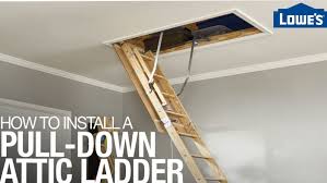 The use may vary a bit in the case of the telescopic ladder as it is collapsable. How To Install Pull Down Attic Stairs