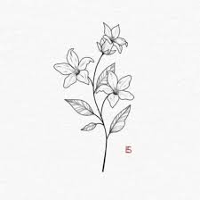 Drawing Flowers Tattoo Ink Artistic Support Pen Pendraw Jasmine Flower Tattoos Tattoos Jasmine Tattoo