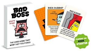 Jun 21, 2018 · consider getting your boss a personalized gift to accompany the card. Bad Boss The Card Game That Won T Get You Fired By Ameba Kickstarter