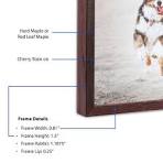 ArtToFrames 8" x 12" Cherry Stain Picture Frame, 8x12 inch Red Wood Poster  Frame (WOM-4111), Pack