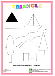 Triangle Worksheet Triangle Worksheet Math Activities Preschool Shapes Preschool