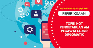Antara topik soalan pengetahuan am spa ini termasuklah: 10 Topik Hot Pengetahuan Am Peperiksaan Pegawai Tadbir Diplomatik Tips Kerjaya