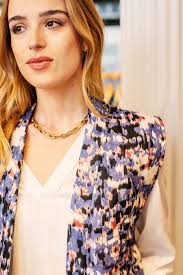 Veste fiorella violet