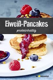 Eiweiss Pancakes Rezept Edeka Rezept Rezepte Eiweiss Pancakes Gesunde Snacks