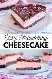 Chocolate Covered Cheesecake Video Recipe Video In 2020 Strawberry Cheesecake Recipe Easy Strawberry Cheesecake Chocolate Covered Strawberry Cheesecake