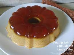 Resep puding lumut gula merah tanpa telur. Puding Santan Gula Merah Tanpa Telur Makanan Hidangan Penutup Makanan Manis
